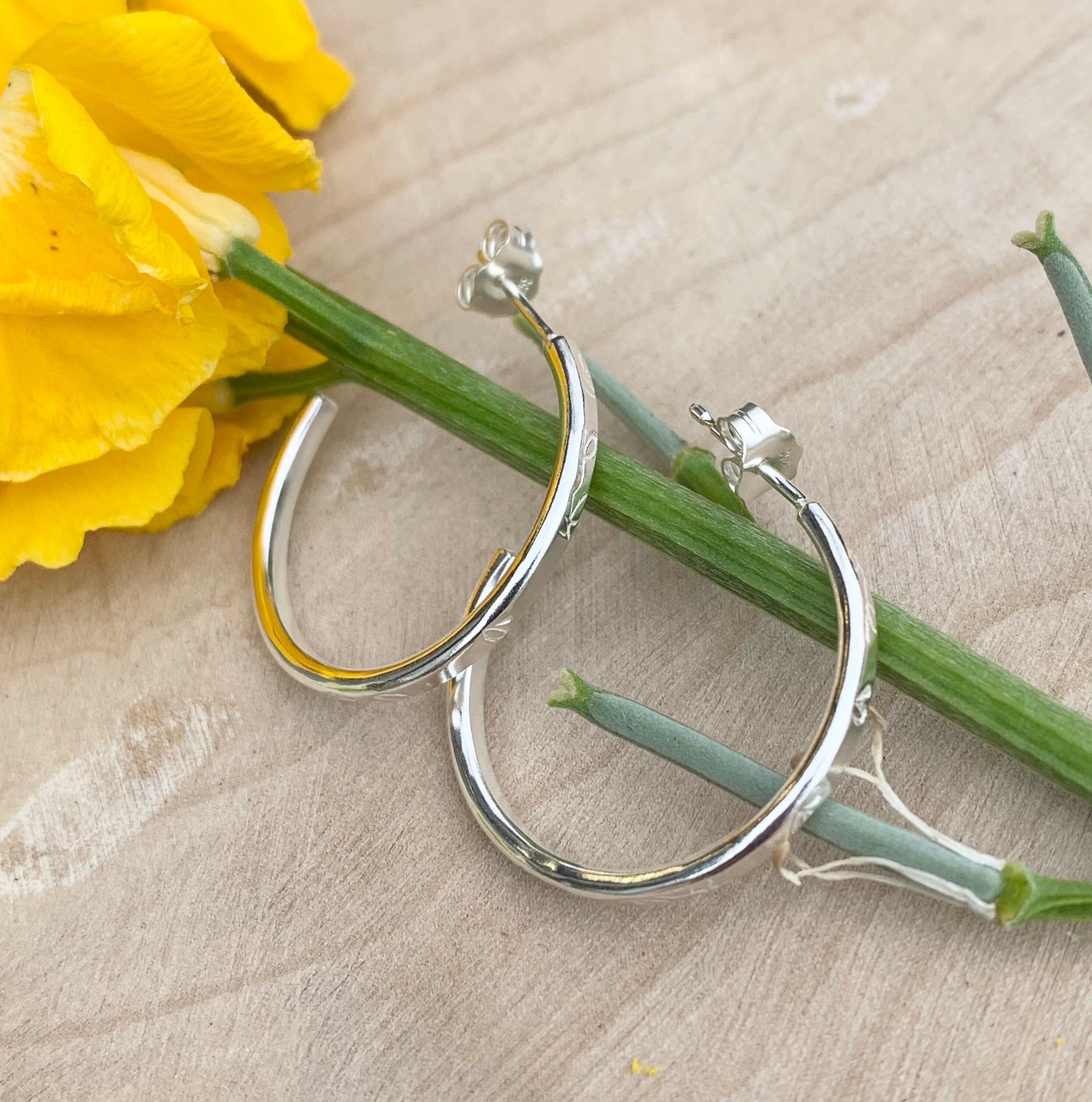 Large Botanical Hoops