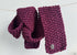REGULAR LENGTH , SKINNY, LUX VELVET- CHENILLE, CHUNKY & STRETCHY SCARF - BURGUNDY