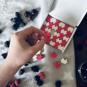 Black Cherry Jigsaw Puzzle Wax Melt Gift Box