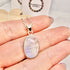 WHITE MOONSTONE OVAL NECKLACE