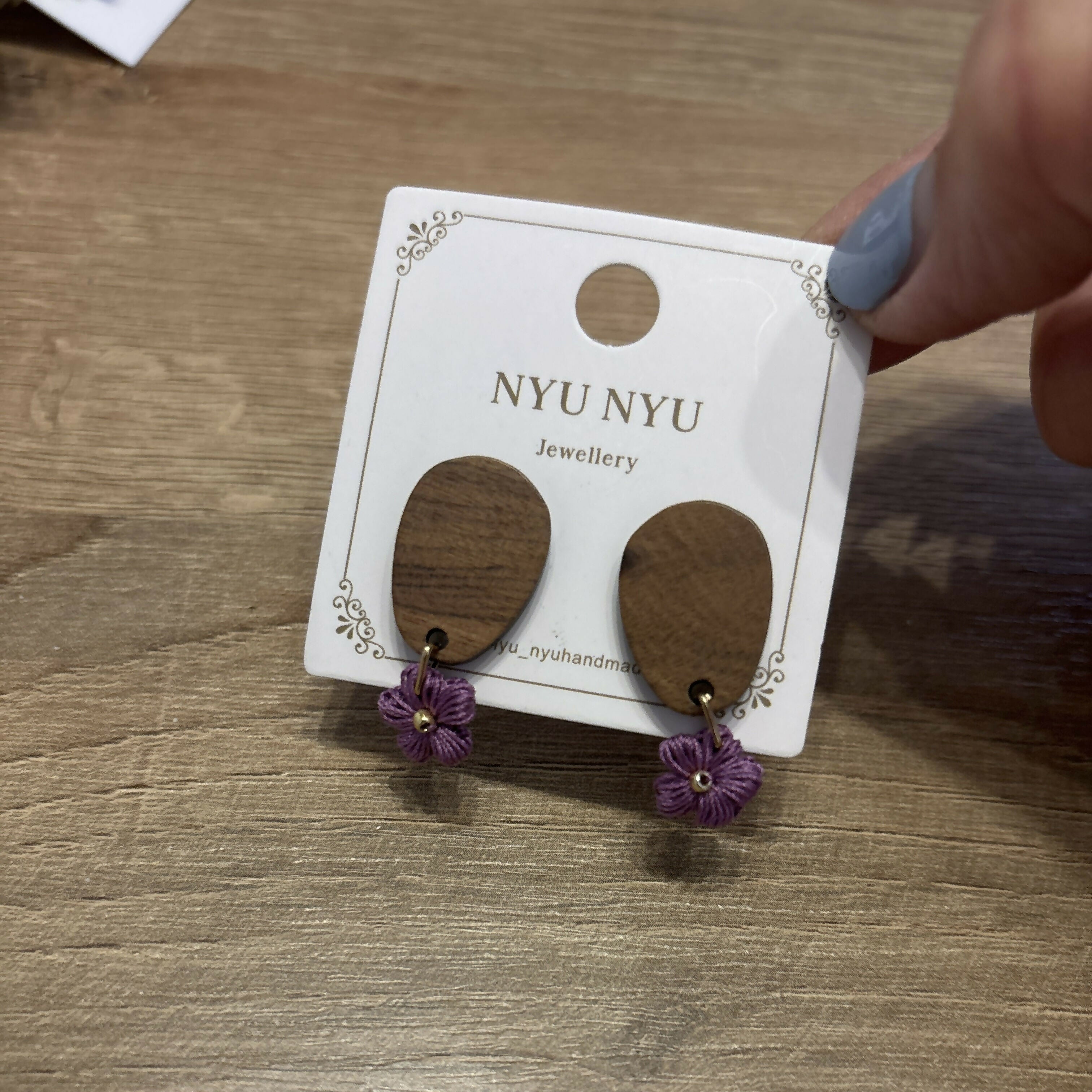 Micro Crochet Flower Earrings