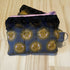Grey Sun Face Mini Zipper Pouch