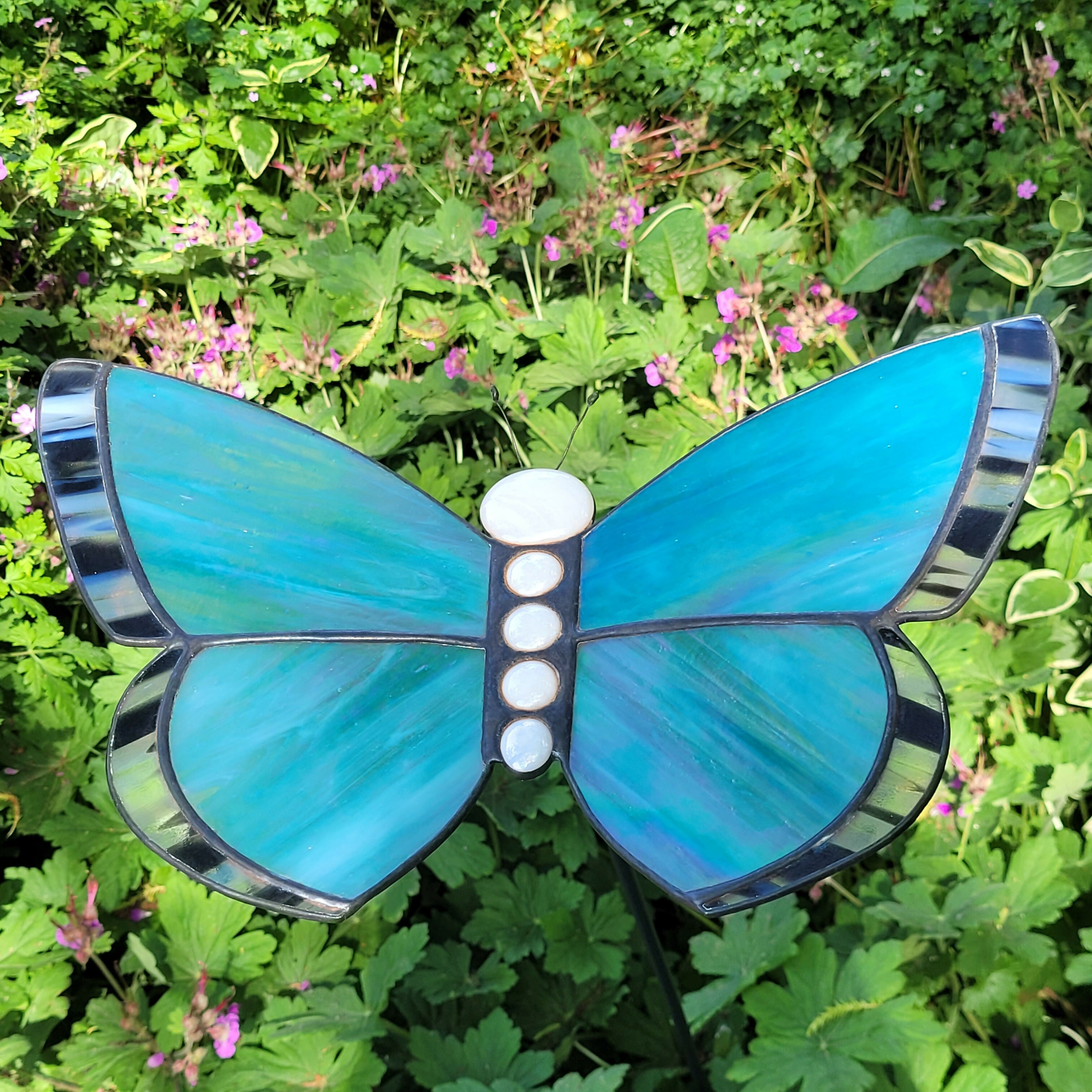 Garden Stake Butterfly Holly Blue (Large)