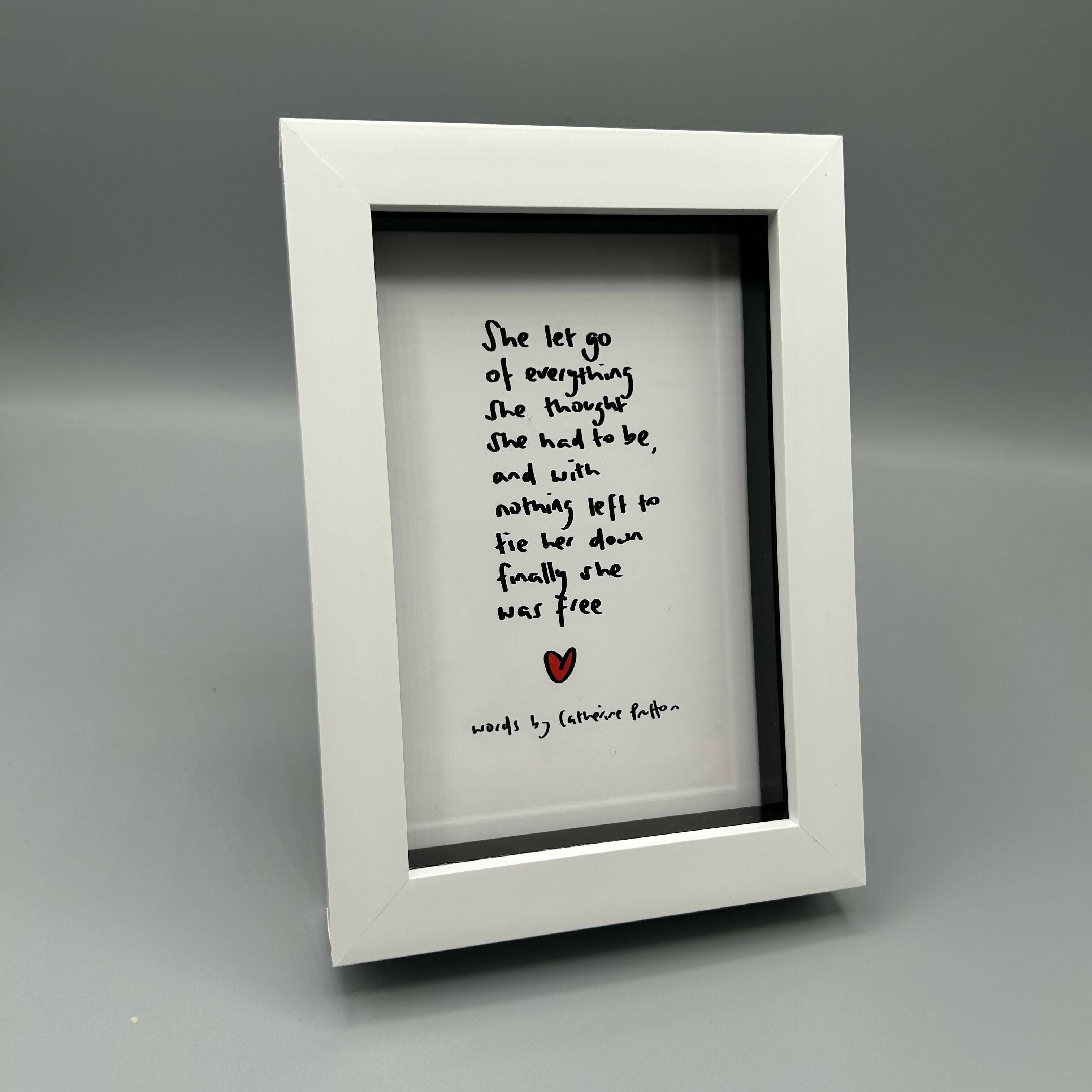 Original Poem - Multiple Options (A6 Box Frame)
