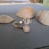Handmade Adjustable Mother of Pearl And Silver Size Q