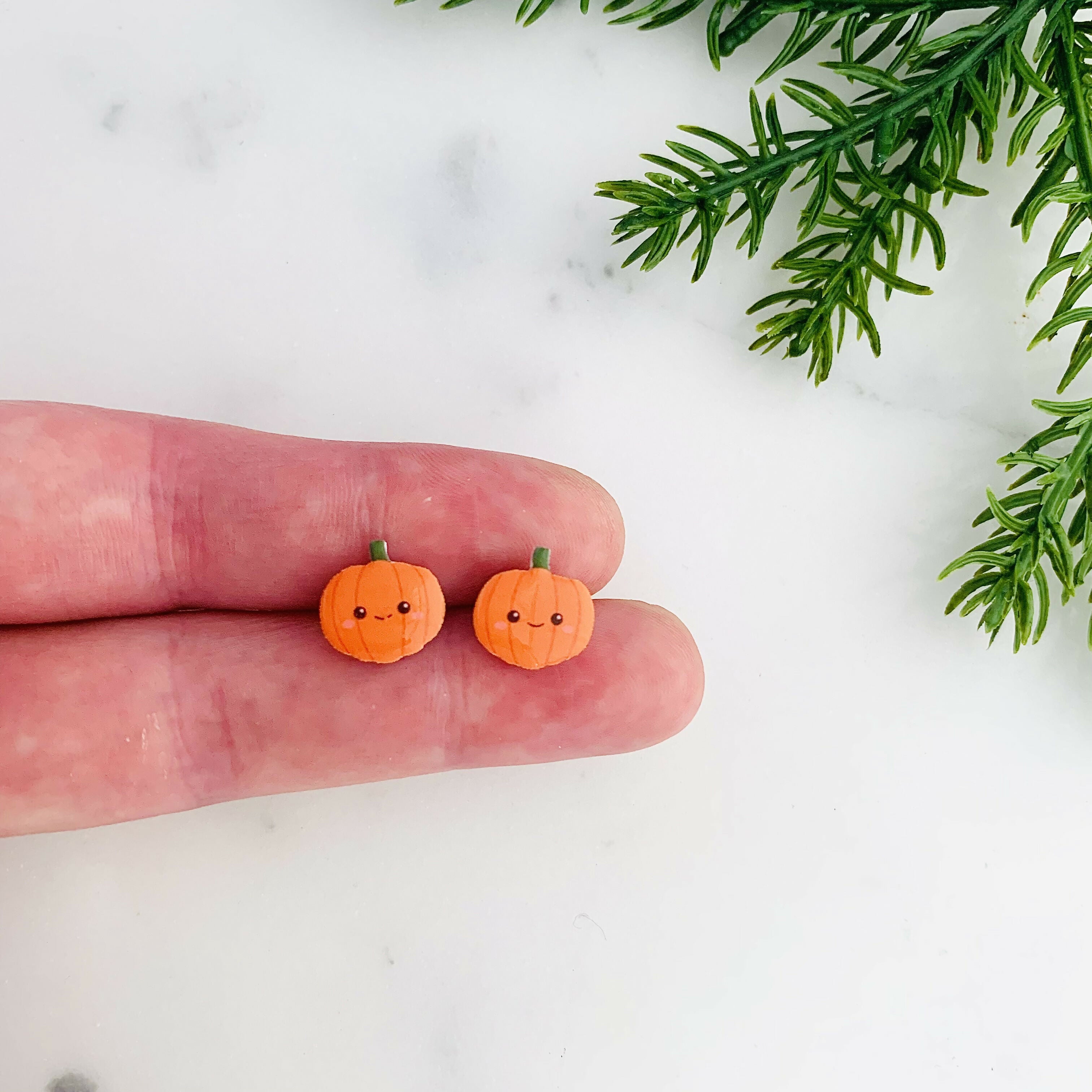 Cute Pumpkin Halloween Stud Earrings