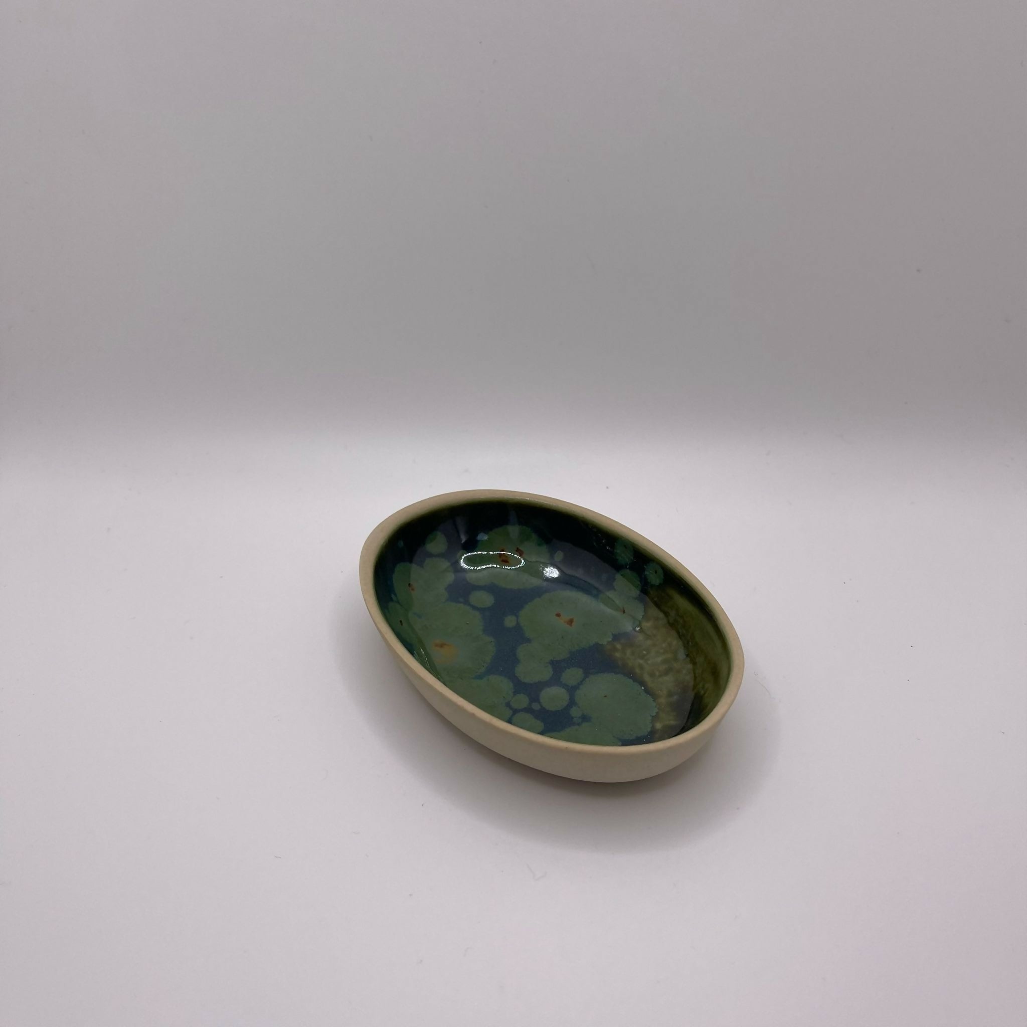 Artistic Green Small Trinket Dish