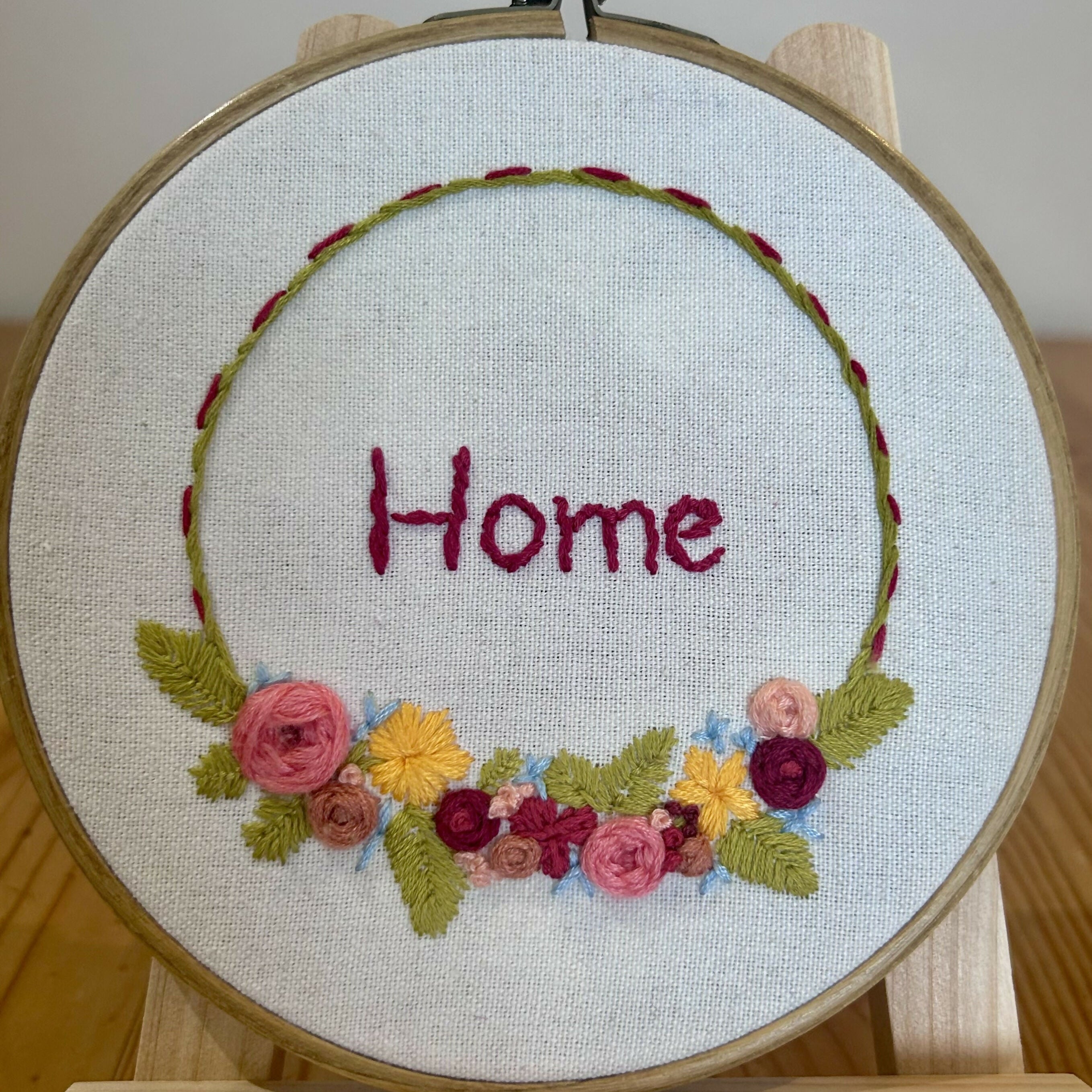 Hand Sewn Embroidery - Home