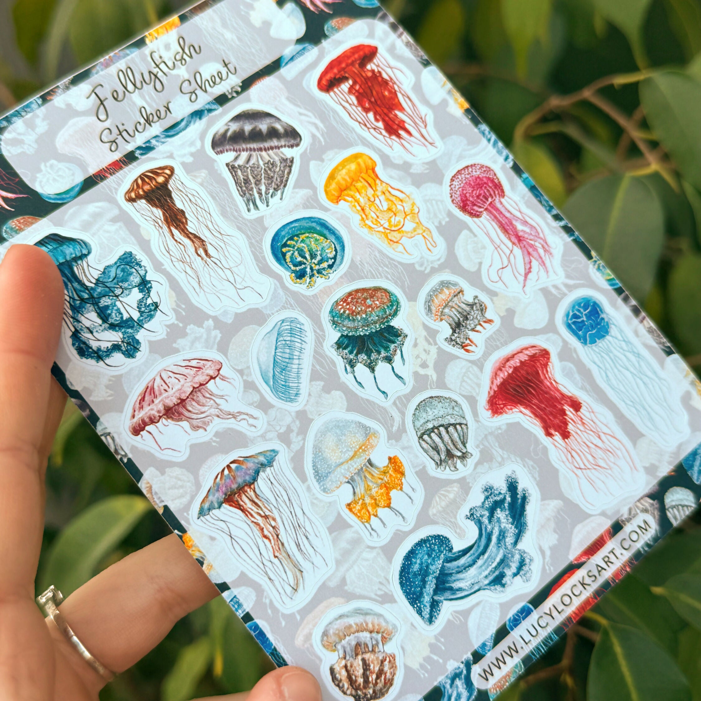 Jellyfish - Matt Sticker Sheet