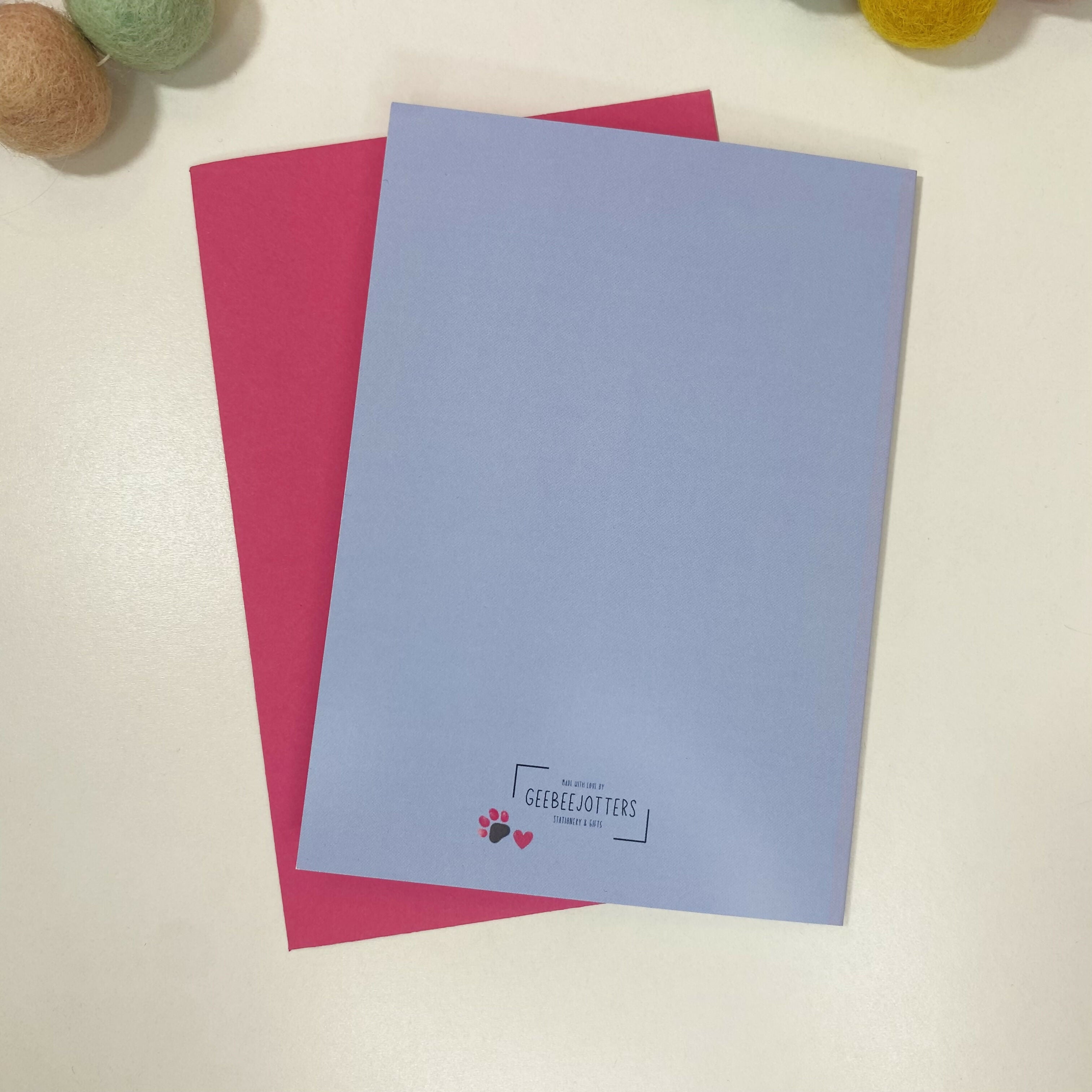 Emotional Support Cat Greetings Card