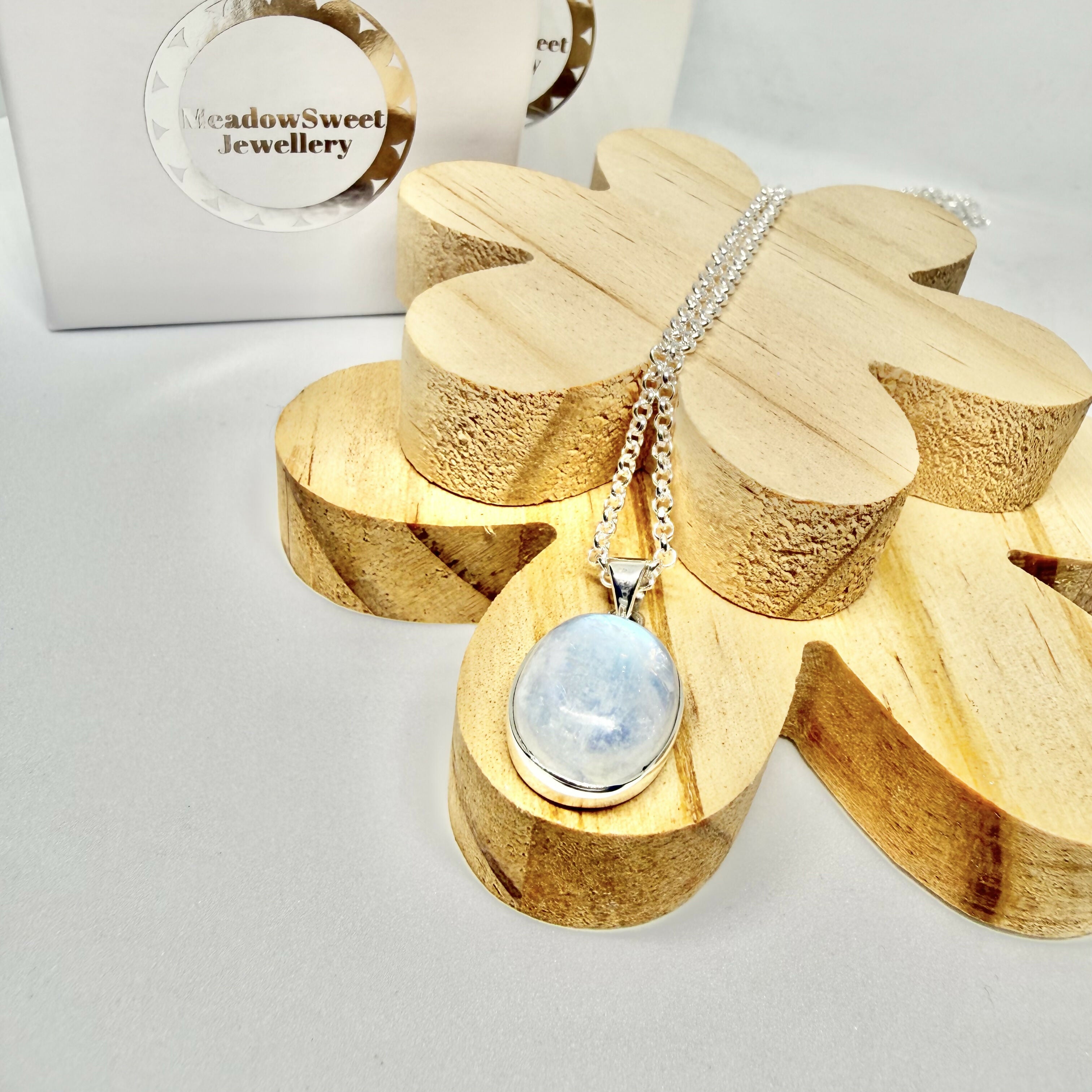 BLUE MOONSTONE NECKLACE