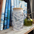 Bat - 16oz Glass Tumbler with Bamboo Lid and Glass Straw