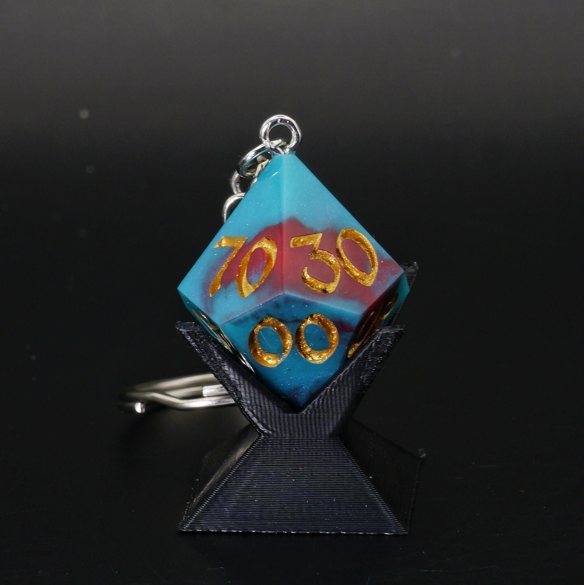 Solid Dice Keychains