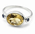 925 Sterling Silver and Citrine Ring