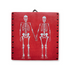 Lovers' Skeletons / Original Artwork / Ready-to-hang Relief Wall Art / Limited Edition of 25