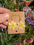 REAL NARCISUSS AVALANCHE EARRINGS