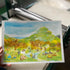 Riso Print Cats in the Park