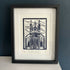 Beverley Minster South Transcept Framed Lino Cut Print
