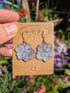PURPLE HYDRANGEA EARRINGS