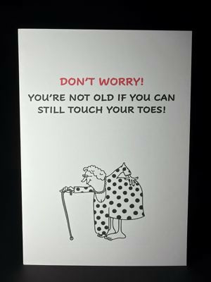 Don't Worry - Cheeky Card