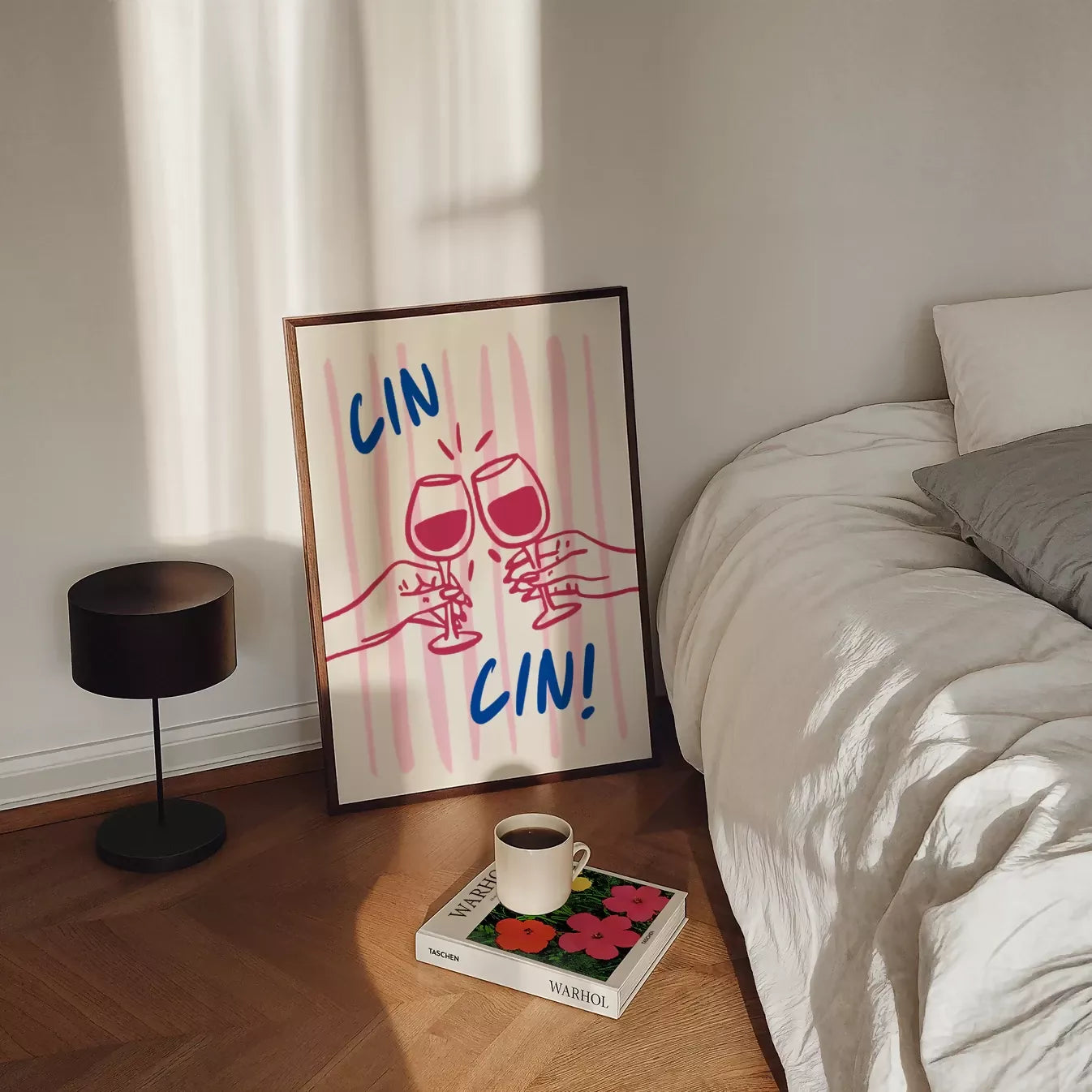 CIN CIN STRIPE WALL ART PRINT