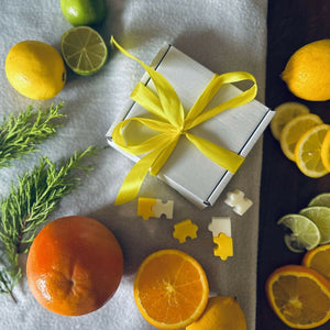 Citrus Lemon Jigsaw Puzzle Wax Melt Gift Box