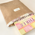 Light Brown Corduroy Multicolour Patchwork Lining Book Sleeve