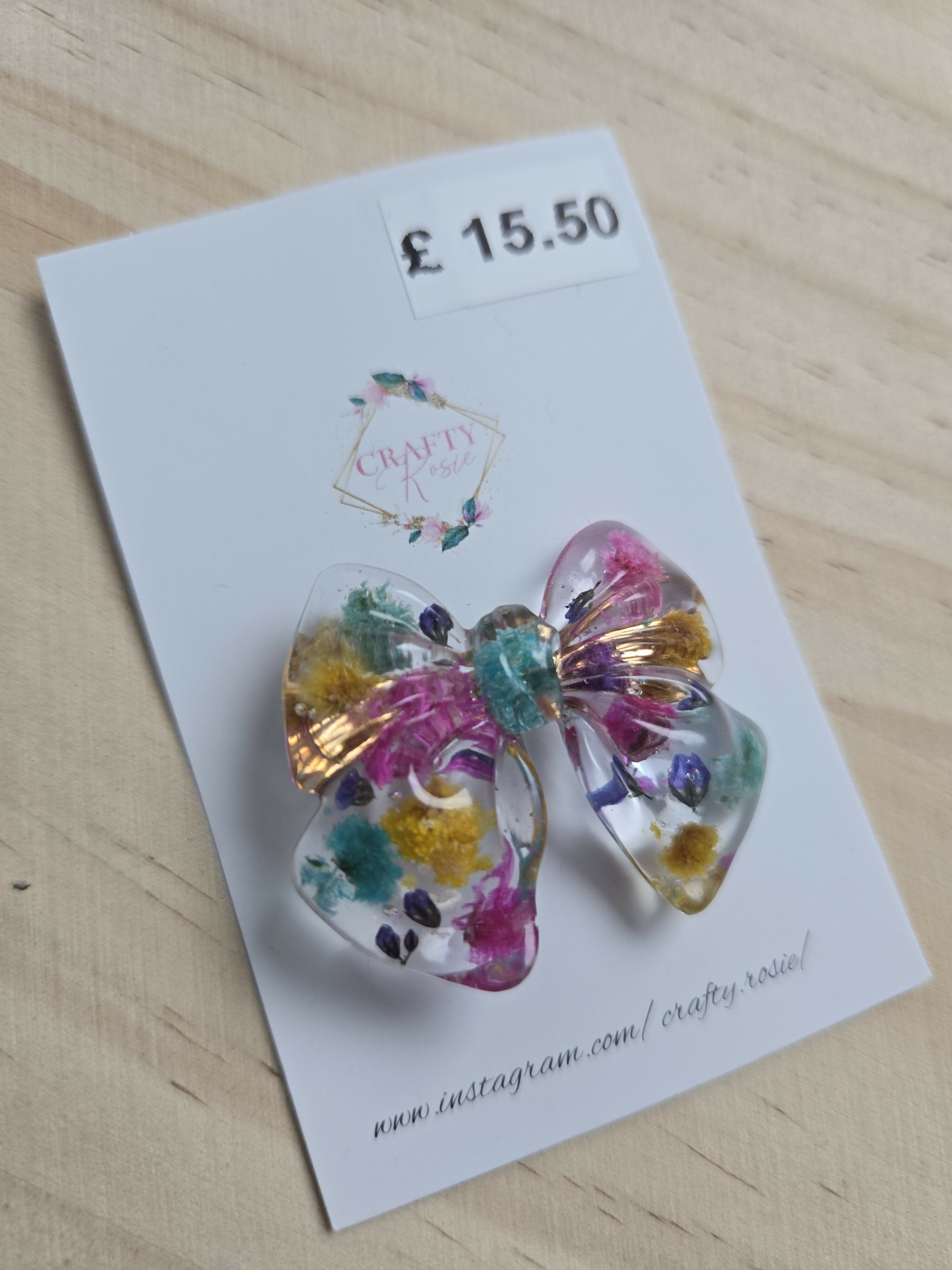Stainless Steel Real Gypsophila Flowers Hair Clip