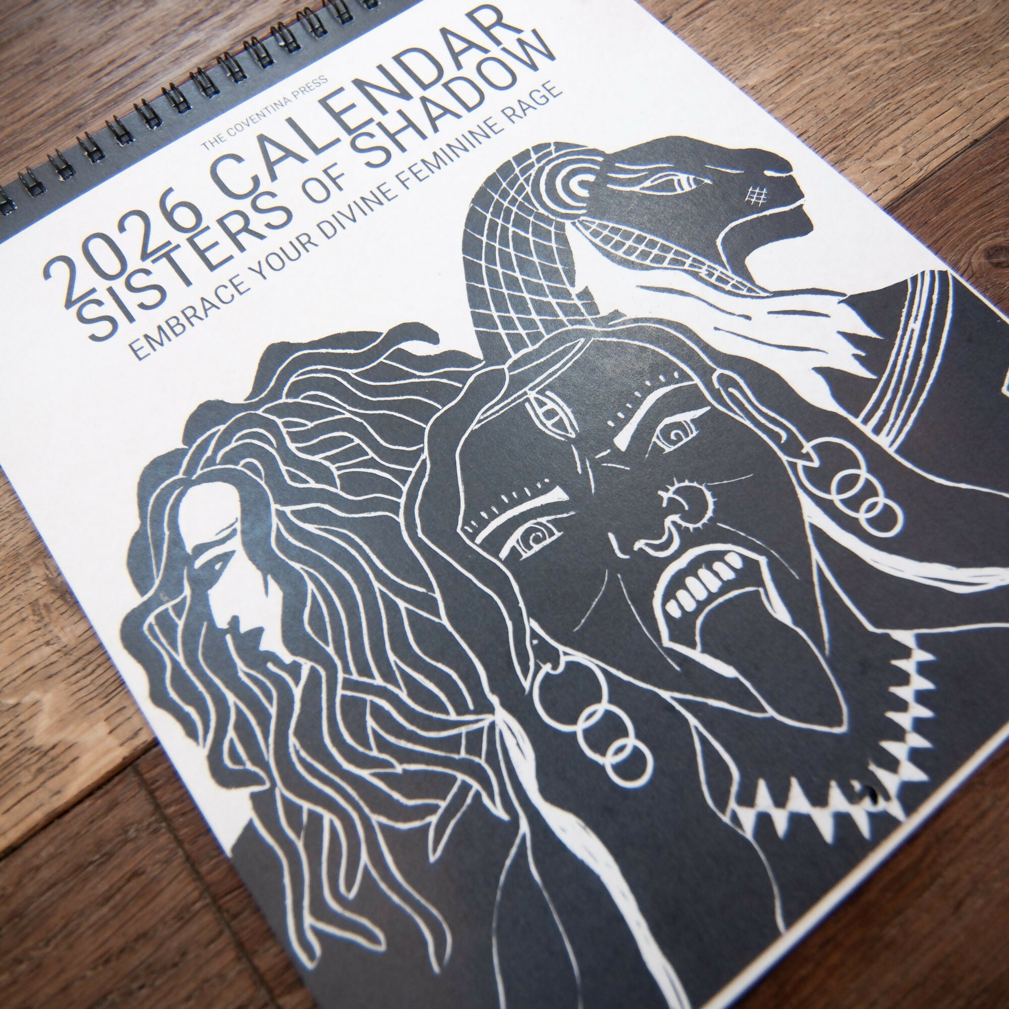 SISTERS OF SHADOW WALL CALENDAR 2026