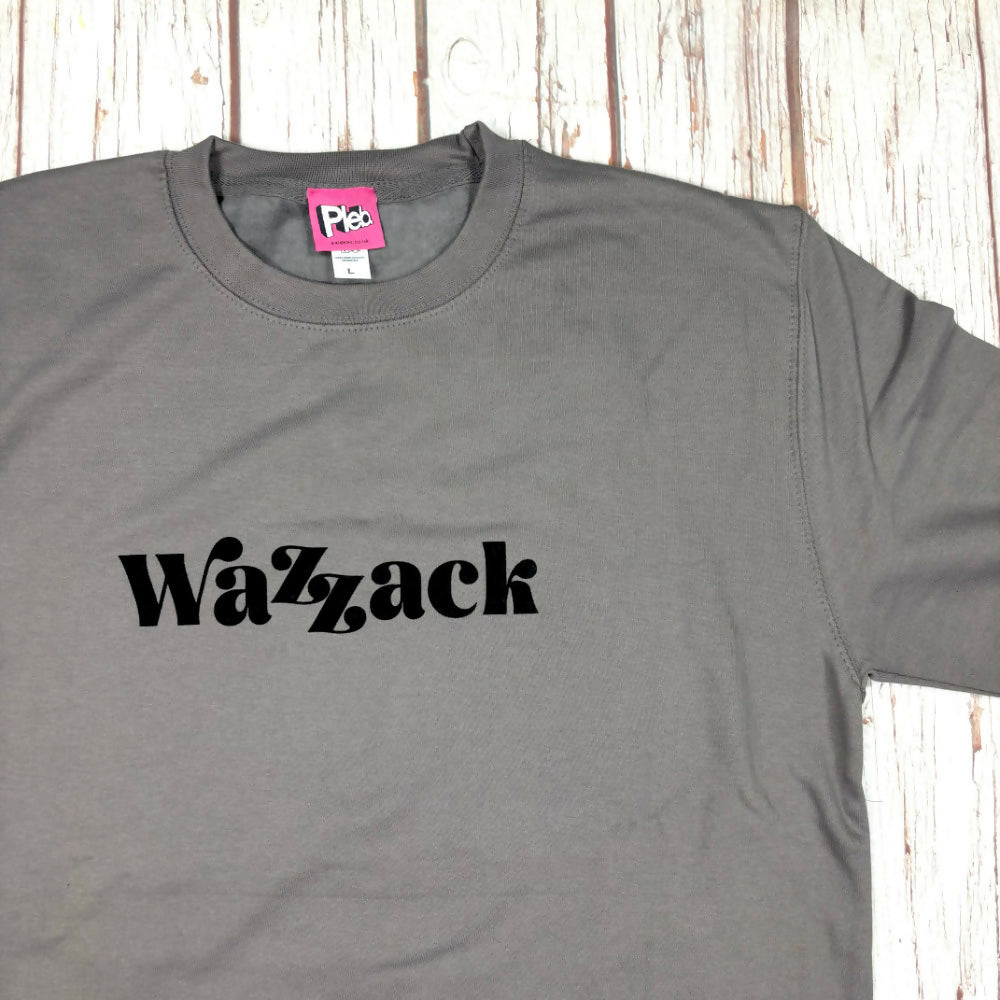 Wazzack Asphalt Grey Unisex Sweatshirt