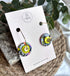 Funky Pattern Collection - Hoops Polymer Clay Earrings
