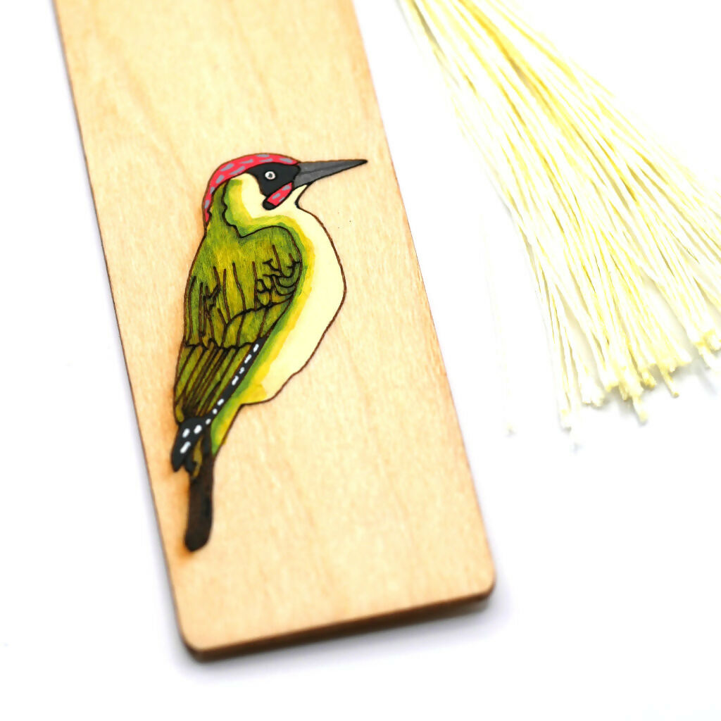 Green Woodpecker Bookmark