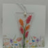Fused Glass Flower Card