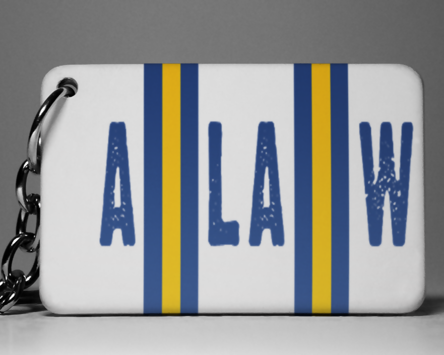 Leeds Utd Keyring ALAW Design