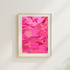 City in Pink A4 Hand Illustrated Poster
