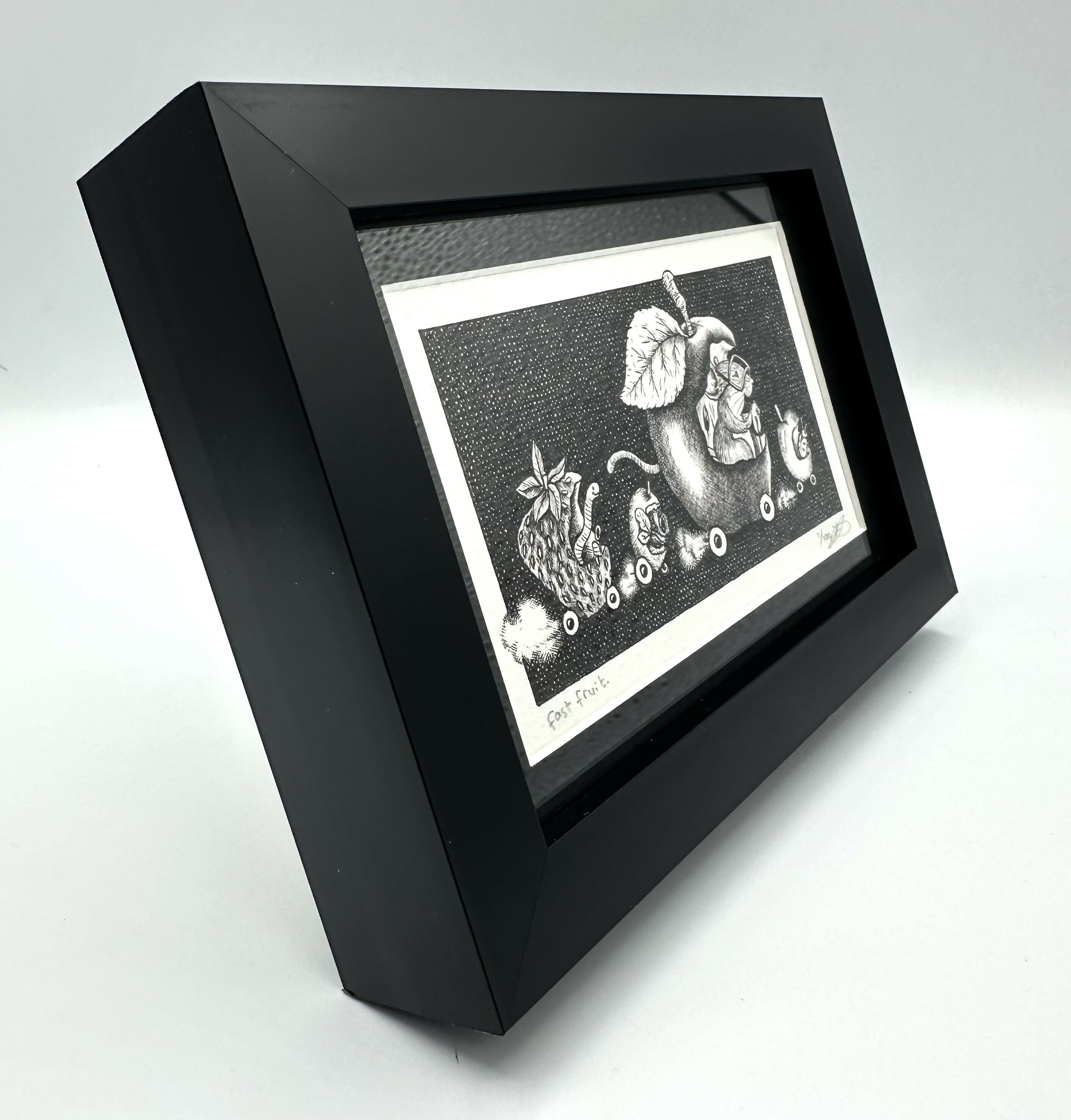 Fast Fruit - Framed Limited Edition Print by Jenny Davies