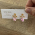 Micro Crochet Stud Earrings.