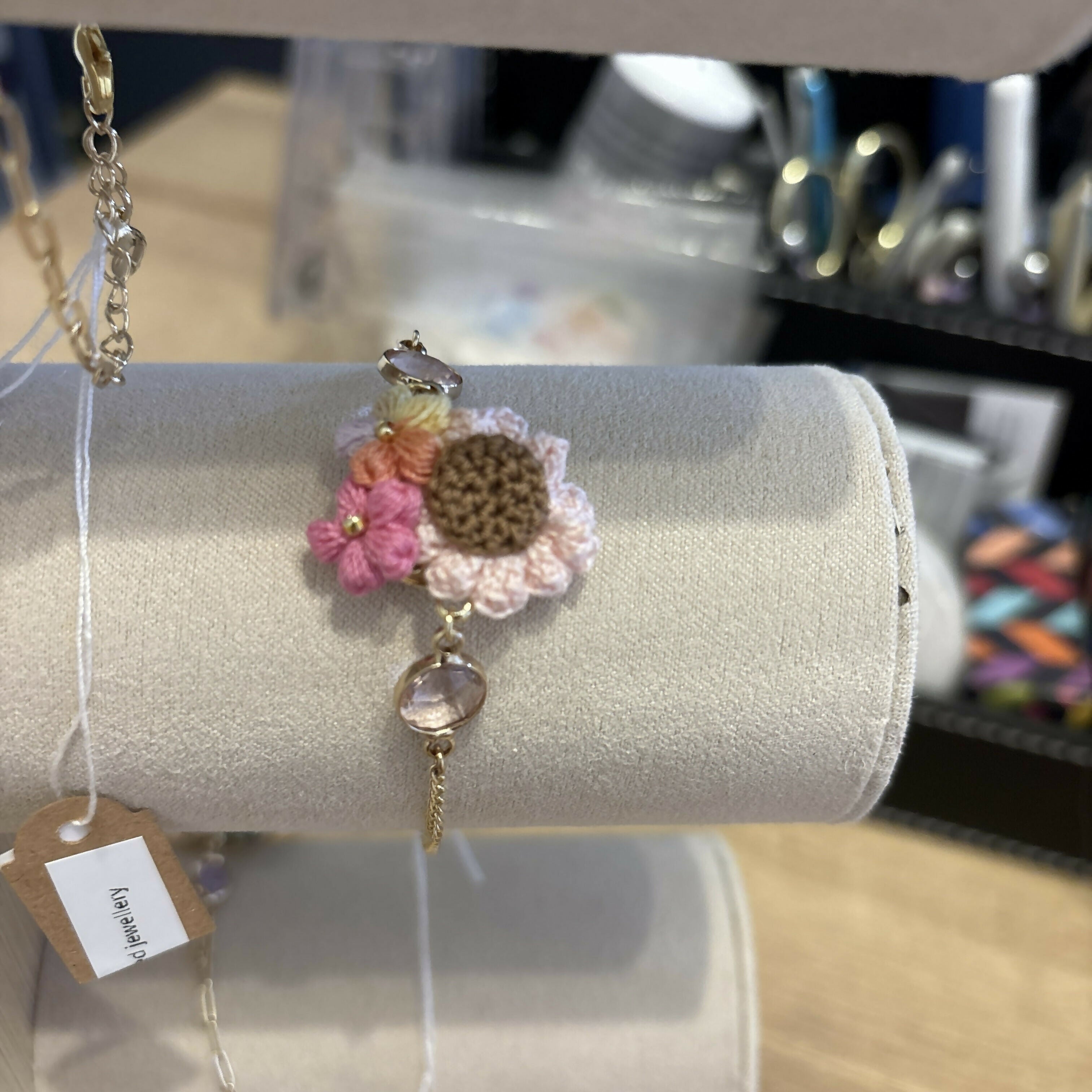 Micro Crochet Flower Bracelets