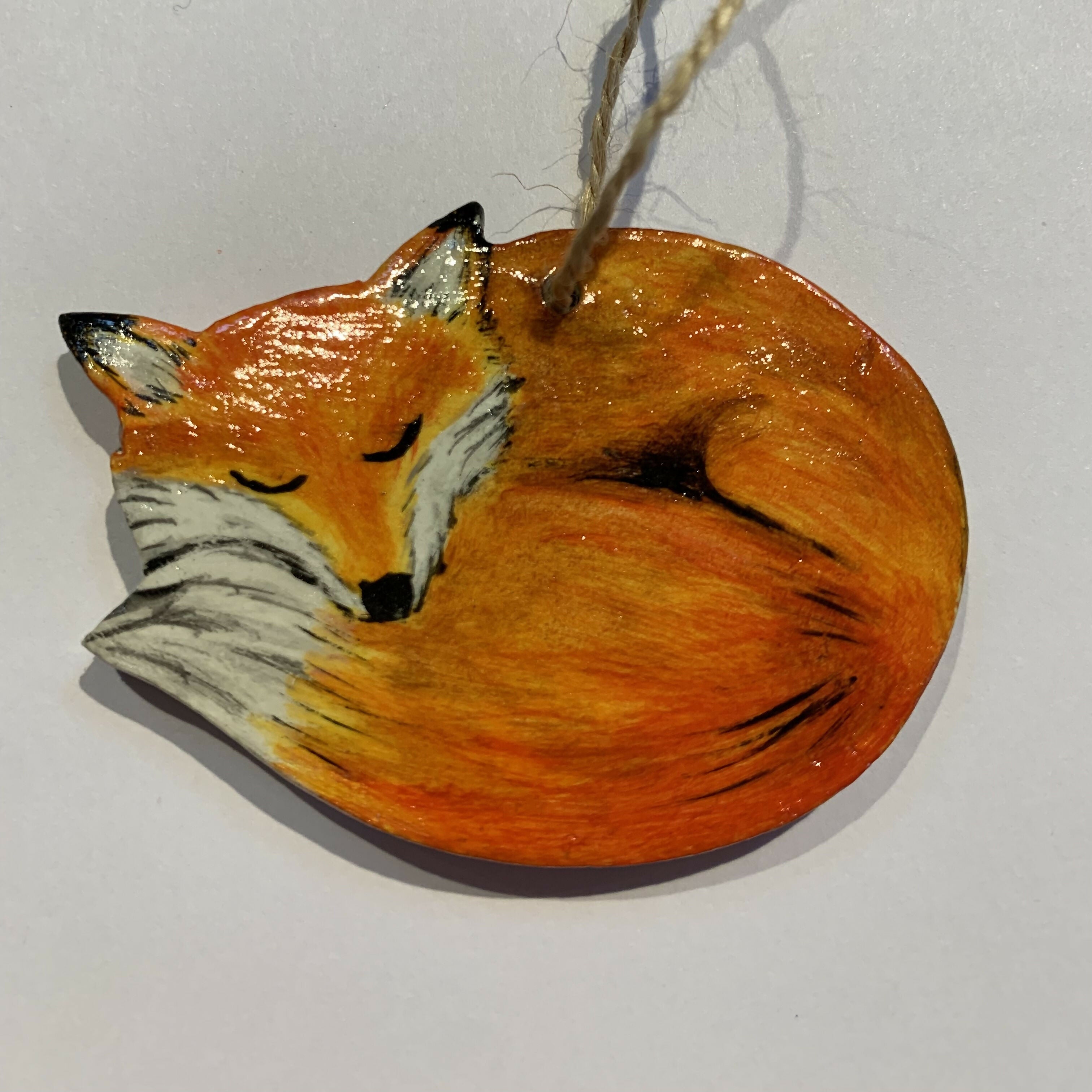 Sleeping Fox Decoration