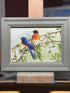 CUTE ANIMAL FRAMED PRINT 7x5in