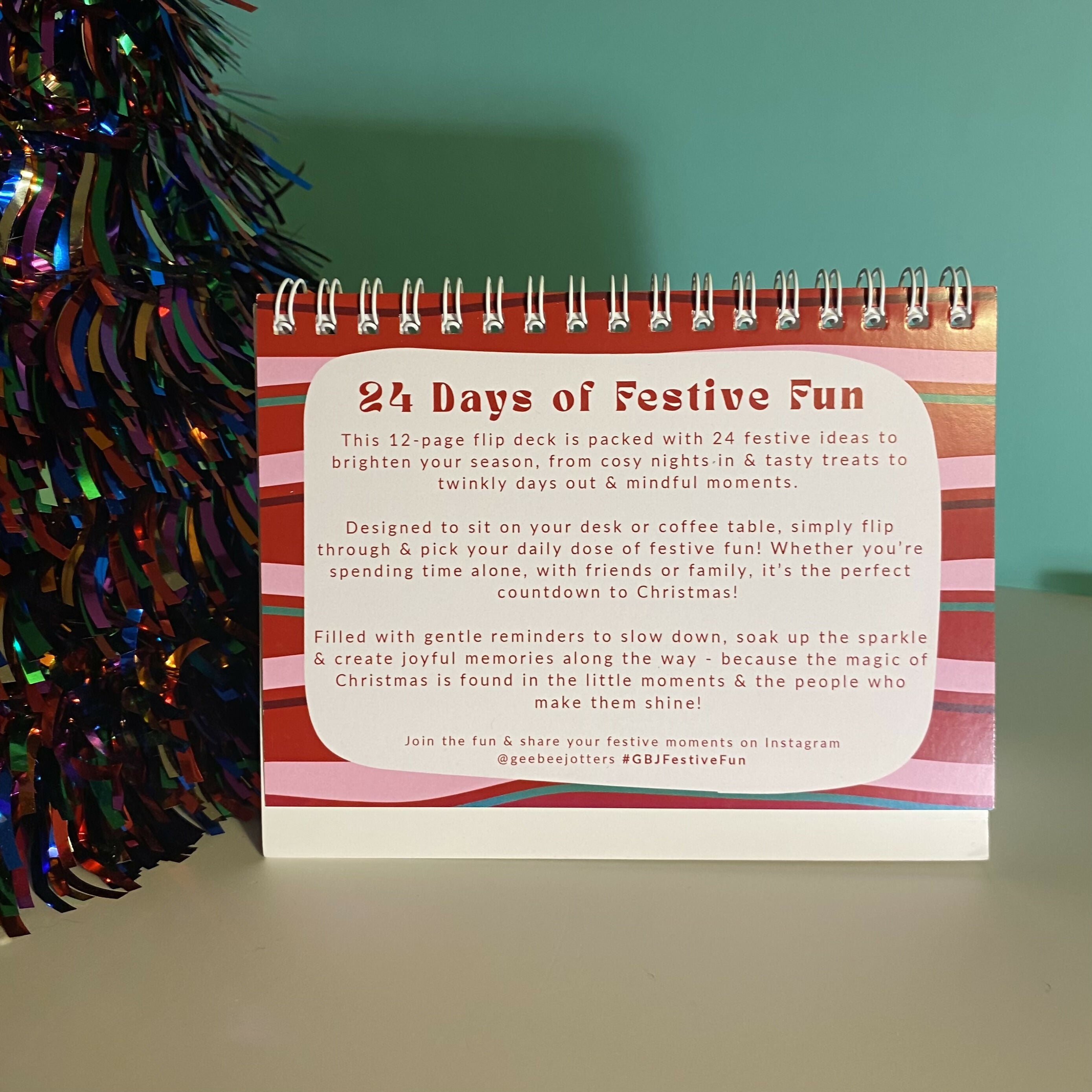 Let The Festivities Begin - Countdown To Christmas Flip Deck