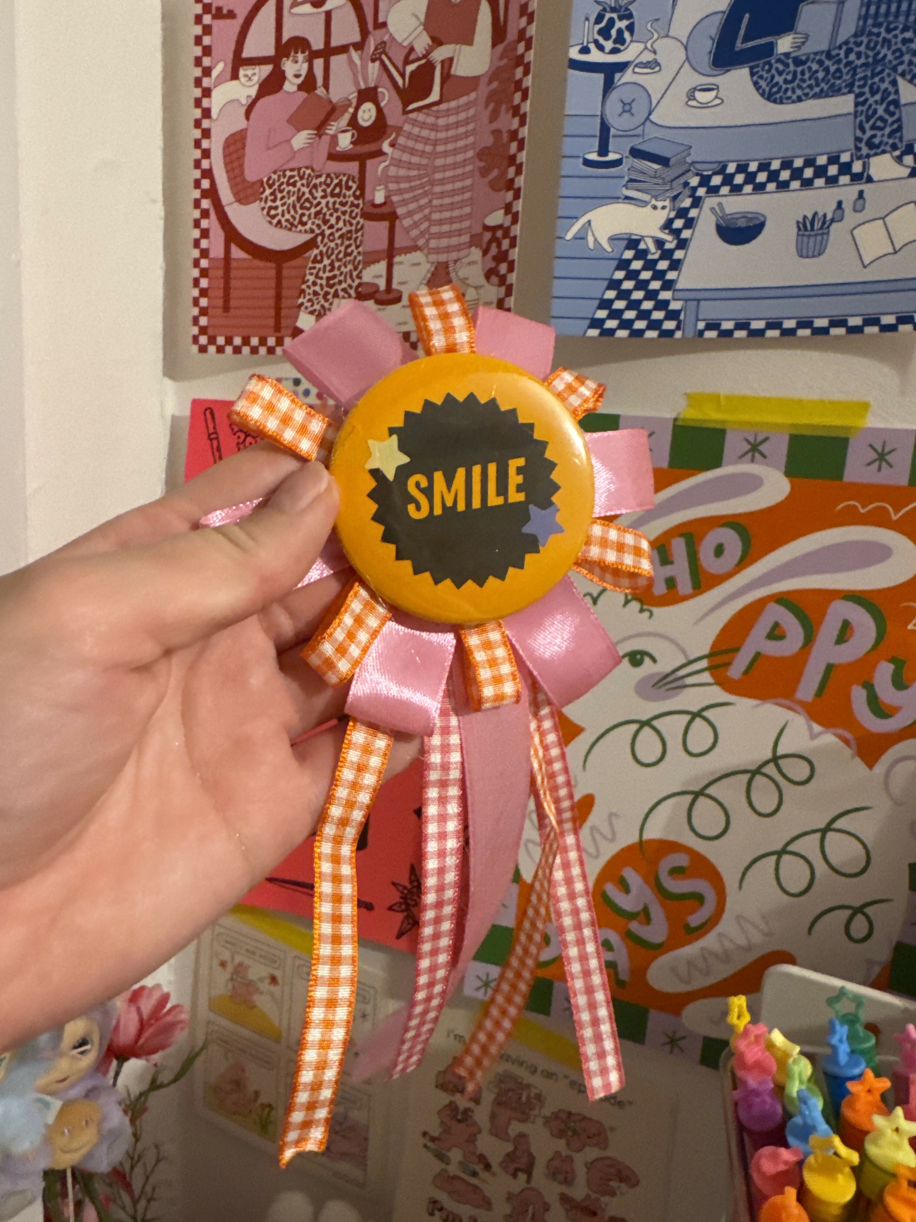 Rosette badge