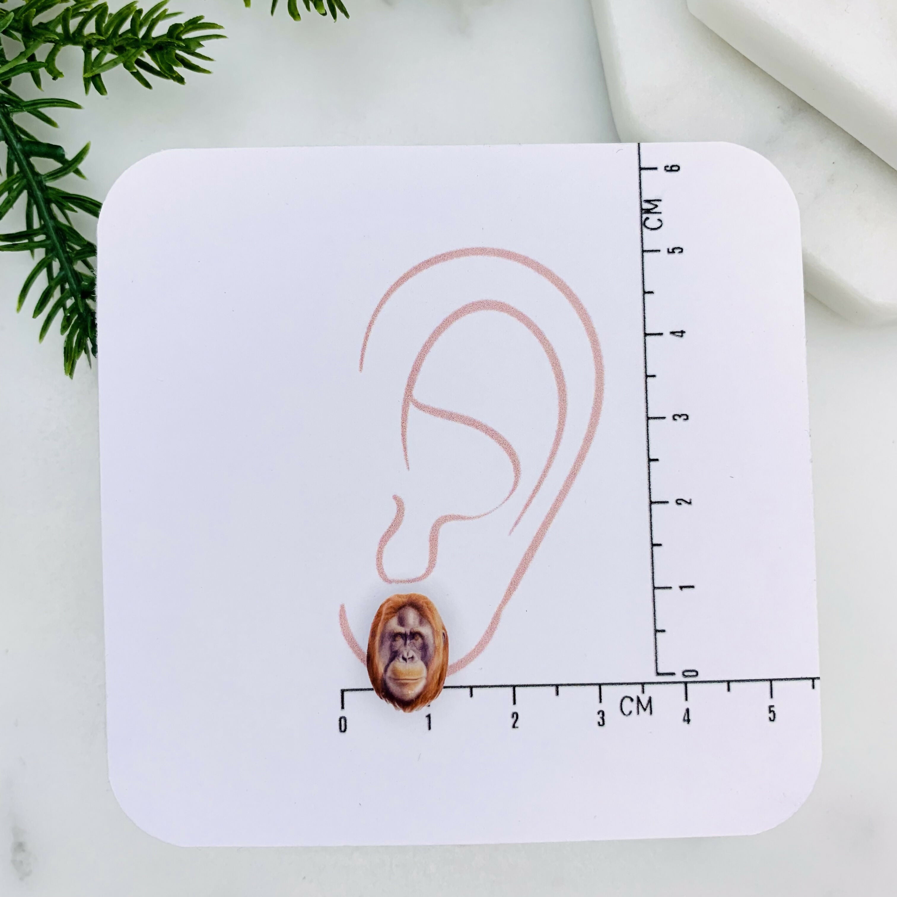 Orangutan Stud Earrings