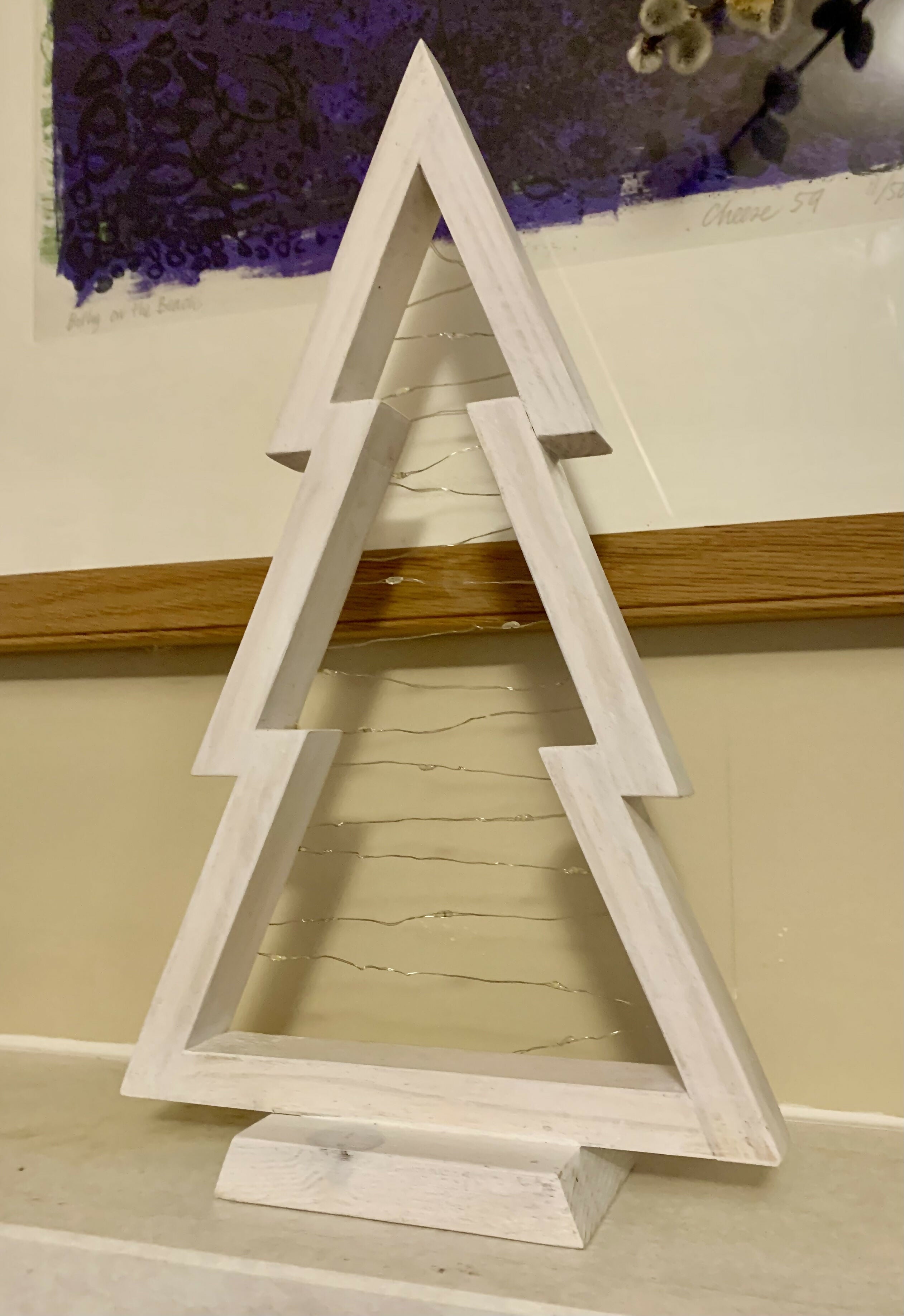 Wooden Christmas Tree Decoration