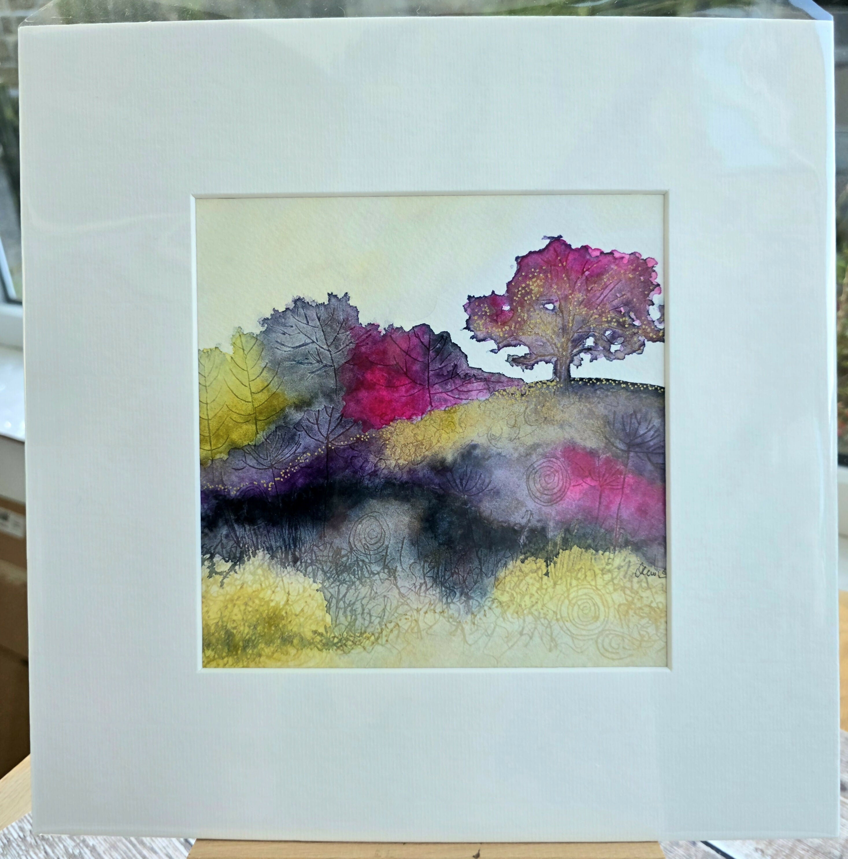 'Autumnal Beauty' Original Mixed Media Painting