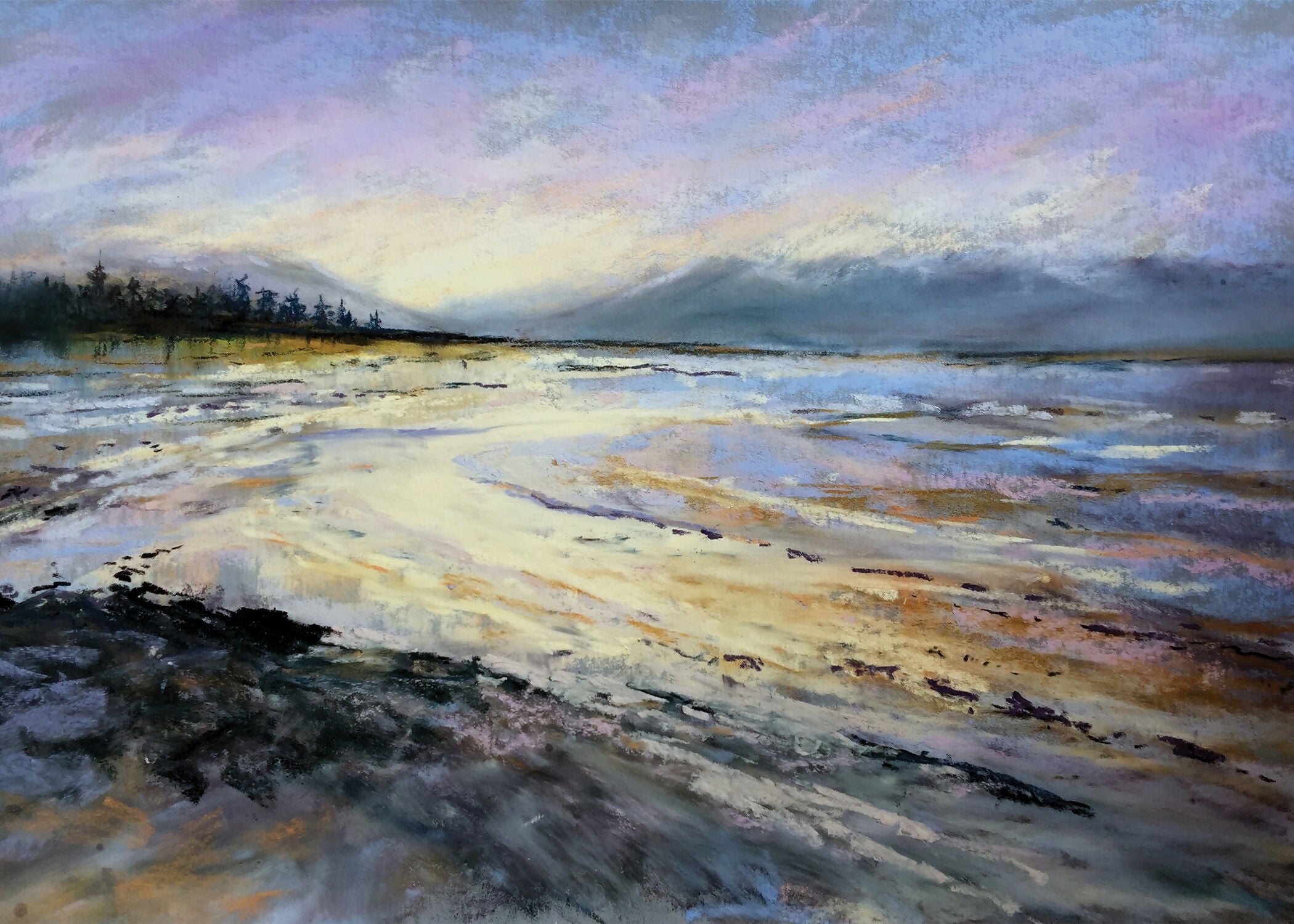 SEASCAPE FRAMED PRINT 7x5in