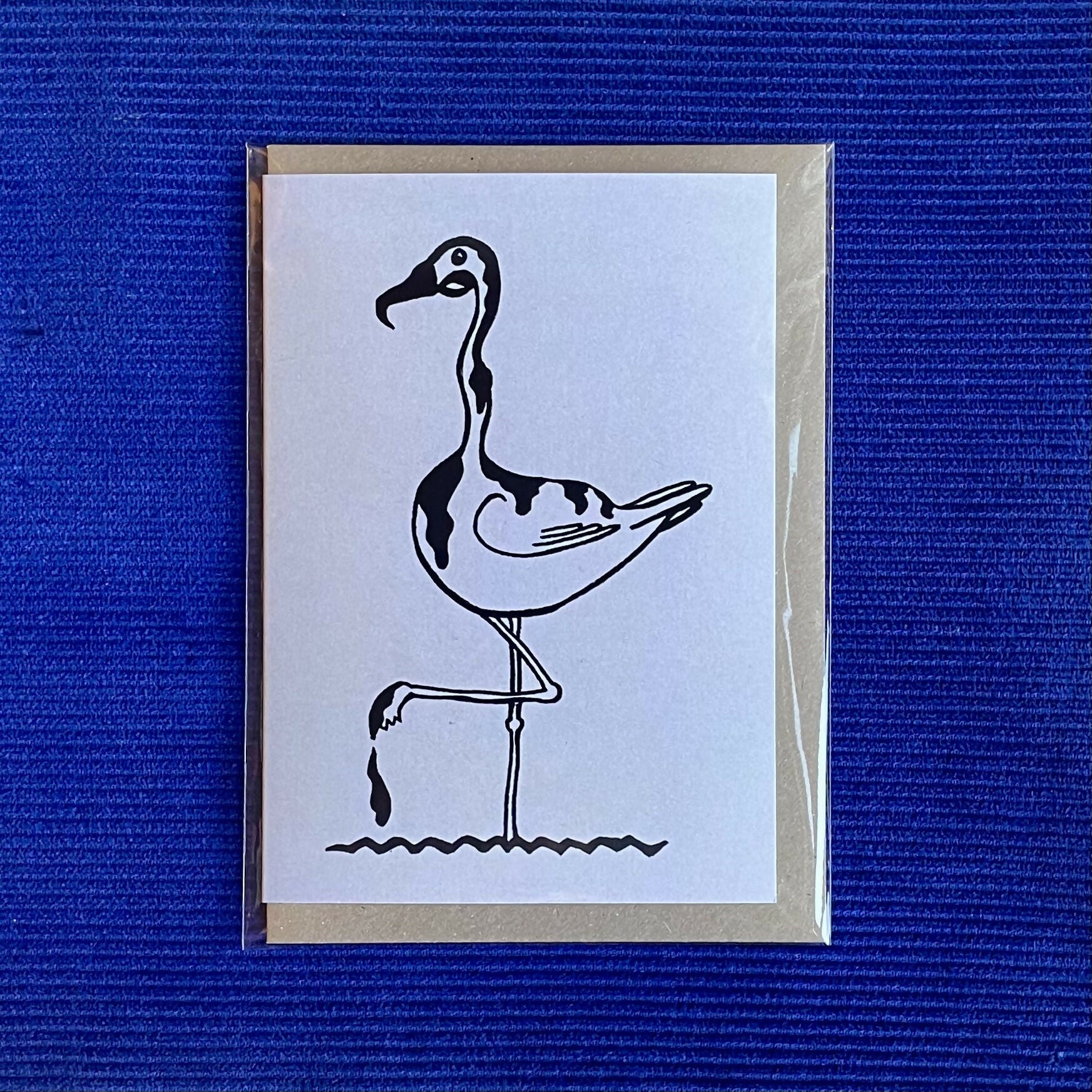 Inky Flamingo Card – Pen And Ink Design