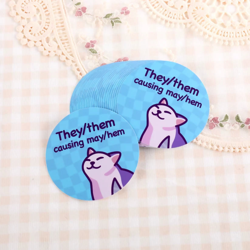 They/Them Sticker