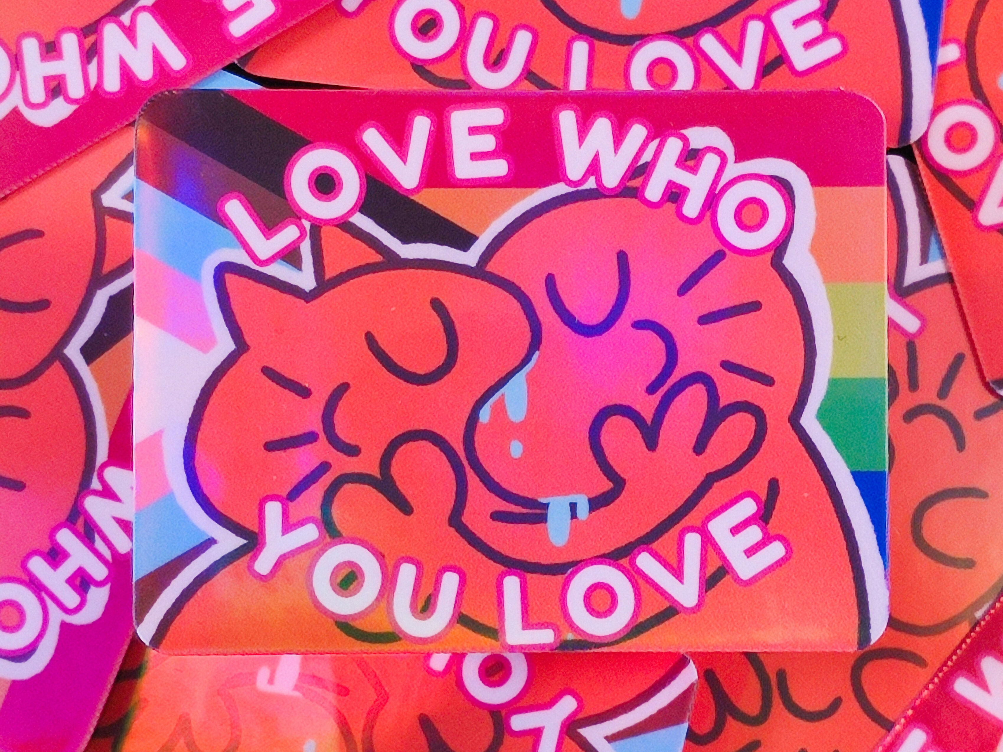 Love Who You Love Vinyl Sticker