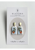 Orange Polymer Clay Earrings